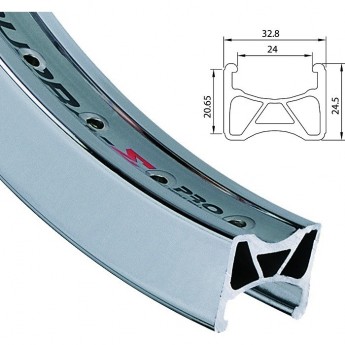 Обод 20" Supra E(Sigma) Alexrims 36H двойной усиленный, серебристый Обод 20" Supra E(Sigma) Alexrims 36H двойной усиленный, серебристый