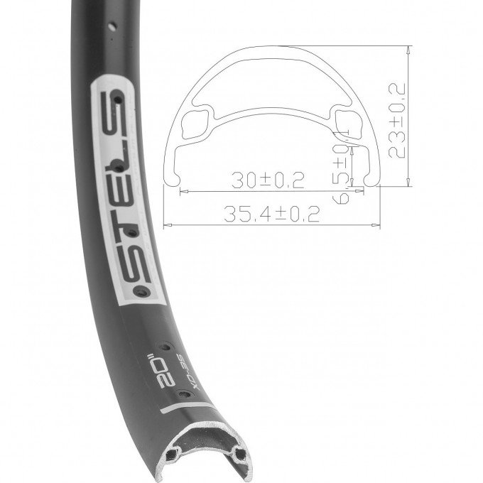 Обод 24" XD-35 24"x3.0x32H, чёрный (для Nav. 470MD полуфэт) 330154 Обод 24" XD-35 24"x3.0x32H, чёрный (для Nav. 470MD полуфэт) 330154