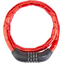 Трос-замок STELS 81601, 18x1000 мм, красный Трос-замок STELS 81601, 18x1000 мм, красный