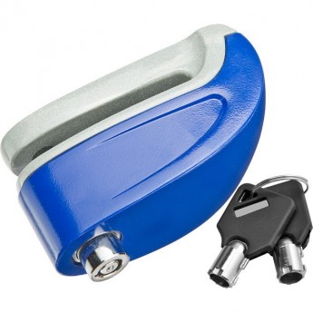 Замок GK202.802 на дисковый тормоз противоугонный c звуковой сигнализацией, синий Замок GK202.802 на дисковый тормоз противоугонный c звуковой сигнализацией, синий